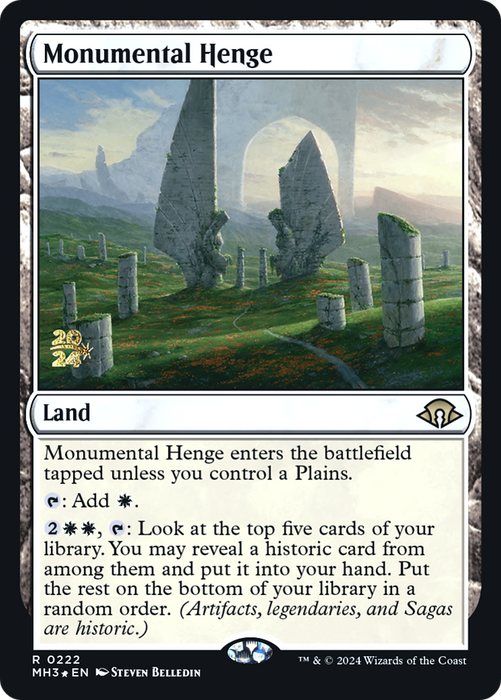 Monumental Henge (PRE-222S) - rare - Foil