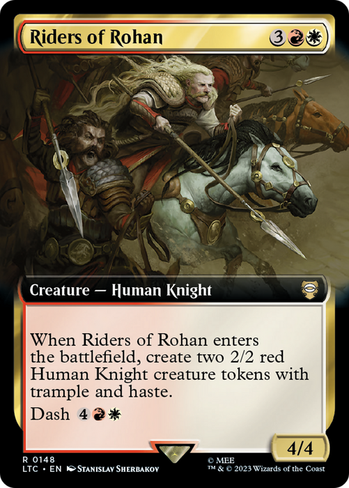 Riders of Rohan (LTC-148) - rare: (Extended Art)