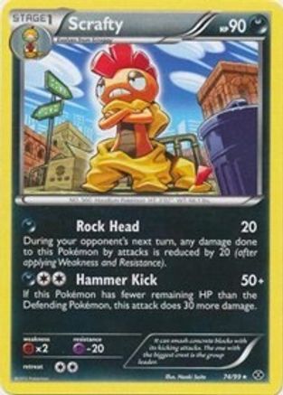Scrafty (074/099) - DE  - Rare