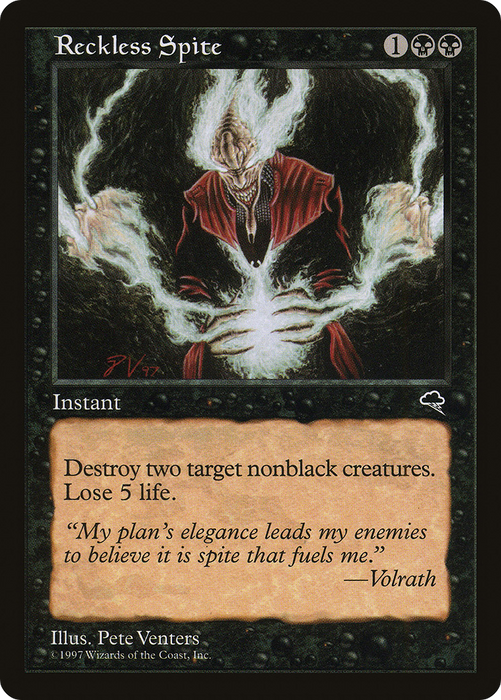Reckless Spite (TMP-152) - uncommon