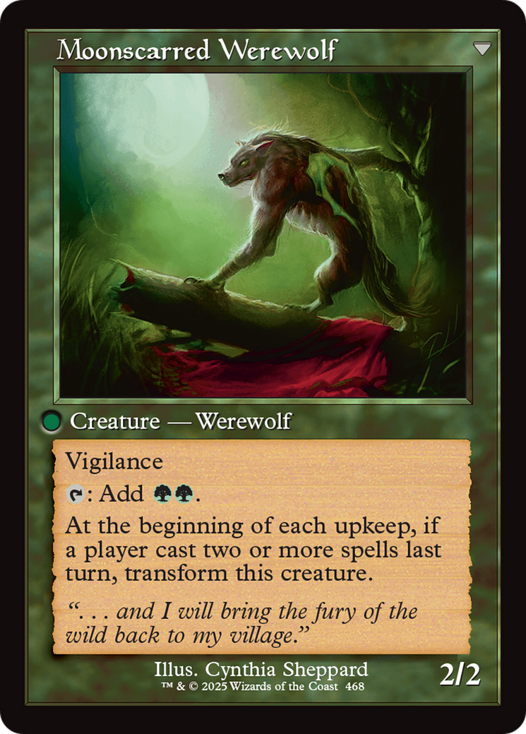 Scorned Villager // Moonscarred Werewolf (INR-468) - common