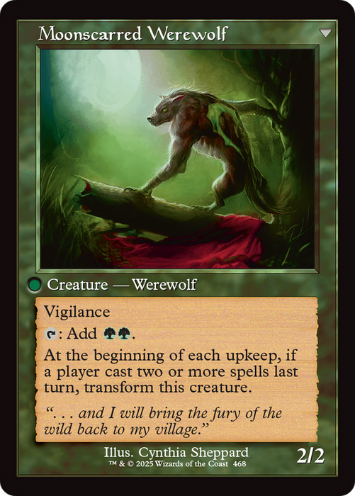 Scorned Villager // Moonscarred Werewolf (INR-468) - common