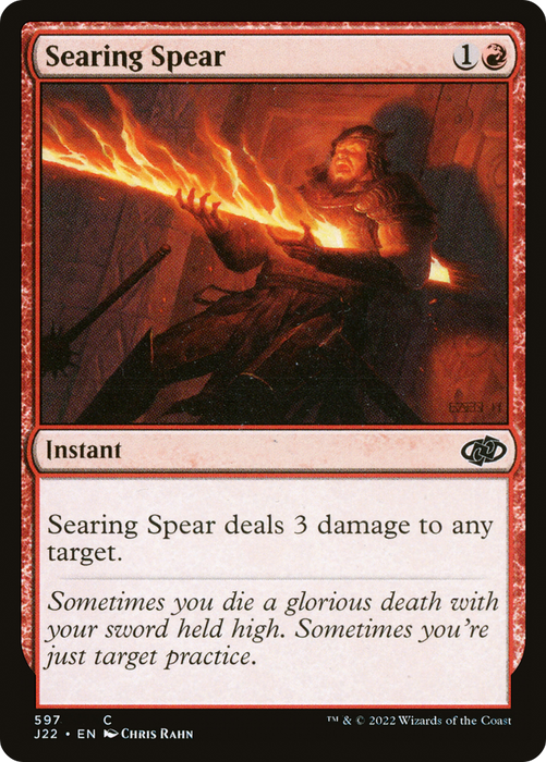 Searing Spear (J22-597) - common