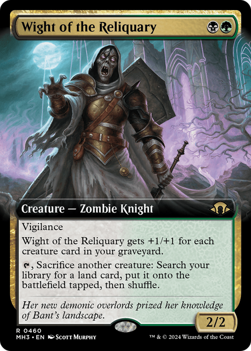 Wight of the Reliquary (MH3-460) - rare: (Extended Art) - Foil