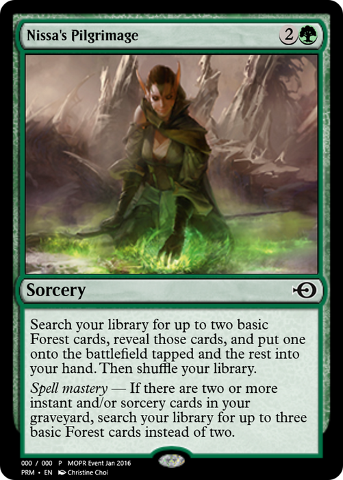 Nissa's Pilgrimage (PRM-59677) - common - Foil