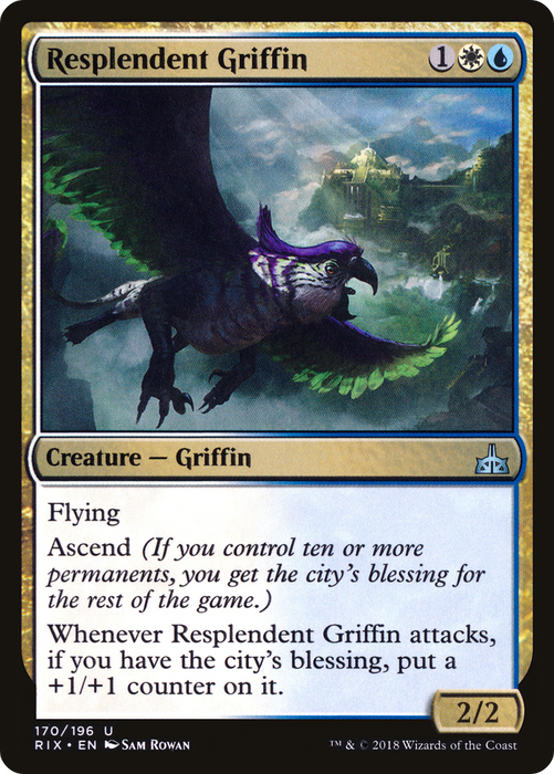 Resplendent Griffin (RIX-170) - uncommon