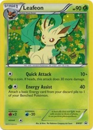 Leafeon (BW87) - BAWP  - Promo - Holofoil