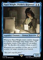 Piper Wright, Publick Reporter (PIP-036) - rare