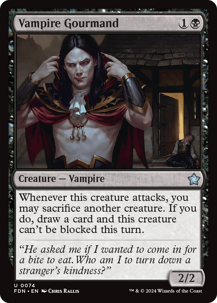 Vampire Gourmand (FDN-074) - uncommon
