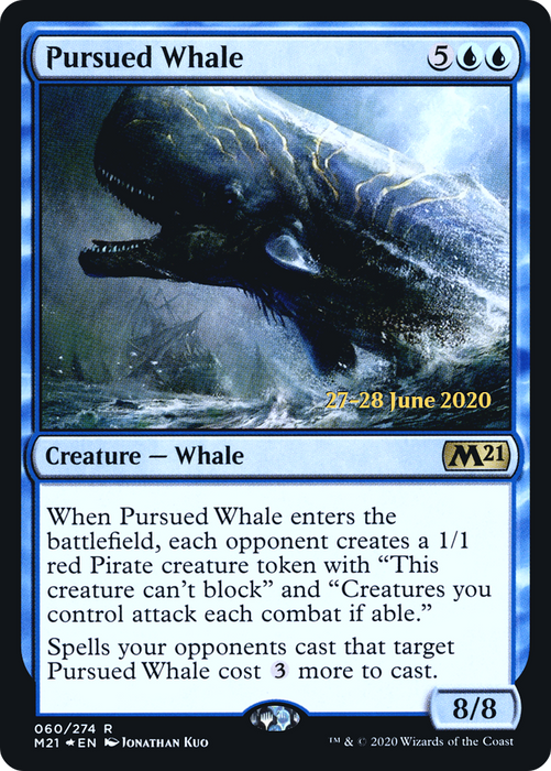 Pursued Whale (PRE-60S) - rare - Foil