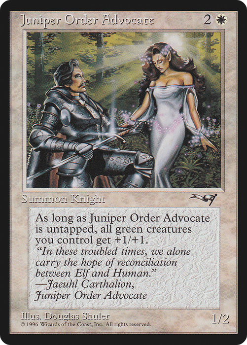 Juniper Order Advocate (ALL-006) - uncommon