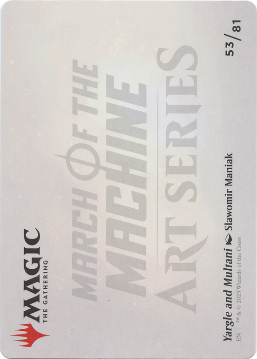 Yargle and Multani // Yargle and Multani (AMOM-053) - common (Borderless) - Foil