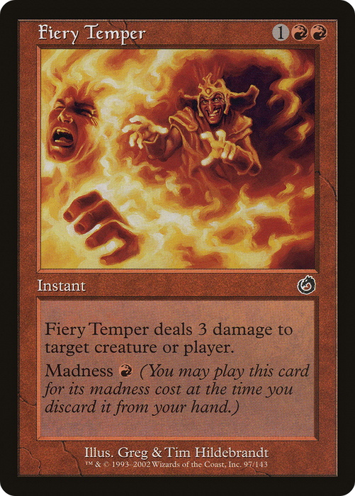 Fiery Temper (TOR-097) - common - Foil
