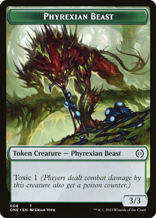 Phyrexian Beast (TONE-006) - common - Foil