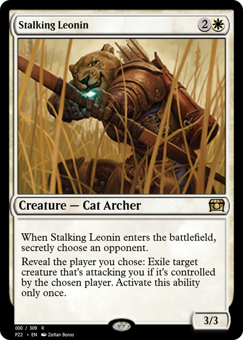 Stalking Leonin (PZ2-65769) - rare - Foil
