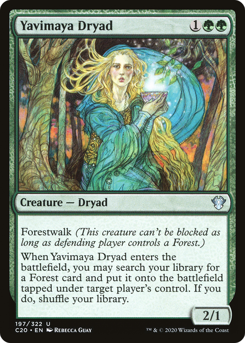 Yavimaya Dryad (C20-197) - uncommon