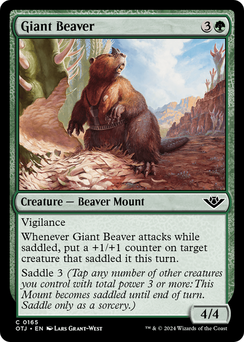 Giant Beaver (OTJ-165) - common