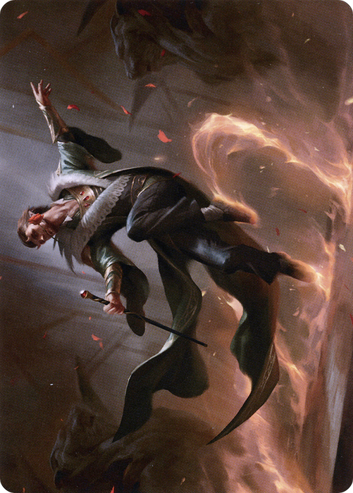 Fleetfoot Dancer // Fleetfoot Dancer (ASNC-026) - common (Borderless) - Foil