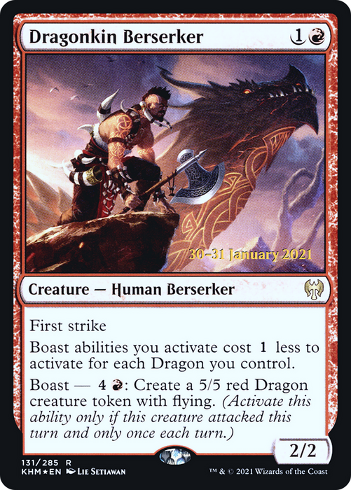Dragonkin Berserker (PRE-131S) - rare - Foil