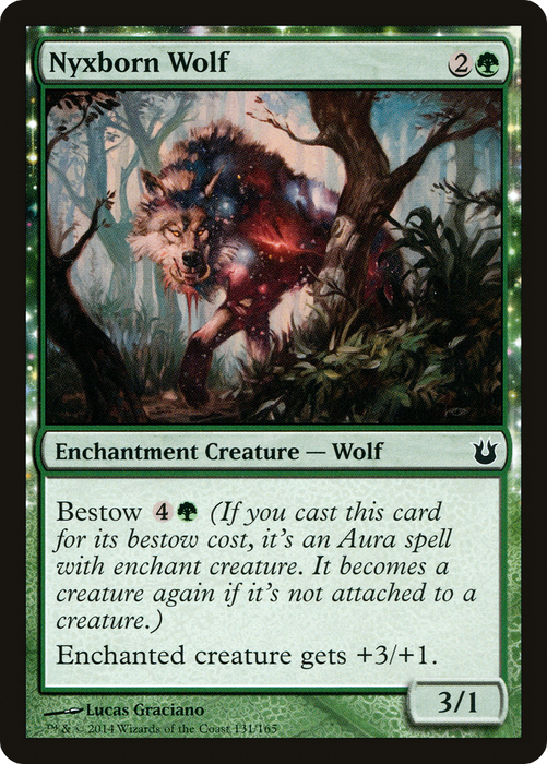 Nyxborn Wolf (BNG-131) - common: (enchantment)