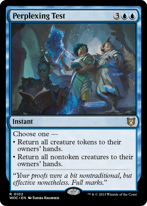 Perplexing Test (WOC-102) - rare