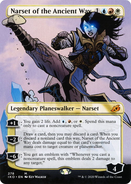Narset of the Ancient Way (IKO-278) - mythic (Borderless) - Foil