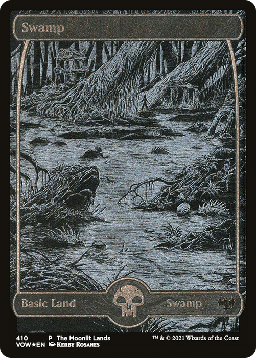 Swamp (VOW-410) - common - Etched Foil