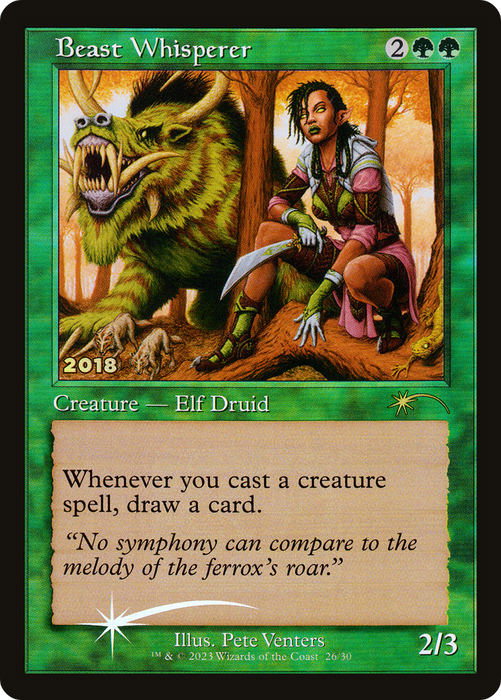 Beast Whisperer (30A-P-026) - rare - Foil