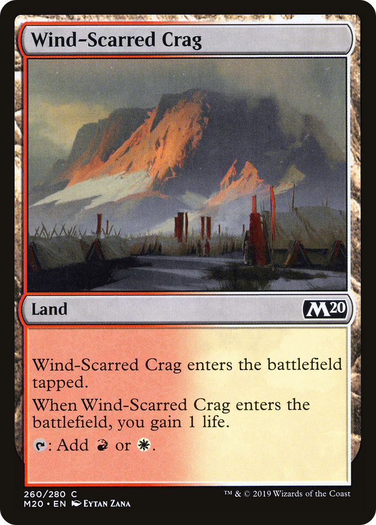 Wind-Scarred Crag (M20-260) - common - Foil