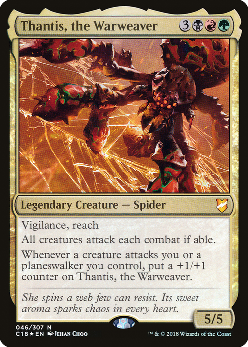 Thantis, the Warweaver (C18-046) - mythic - Foil