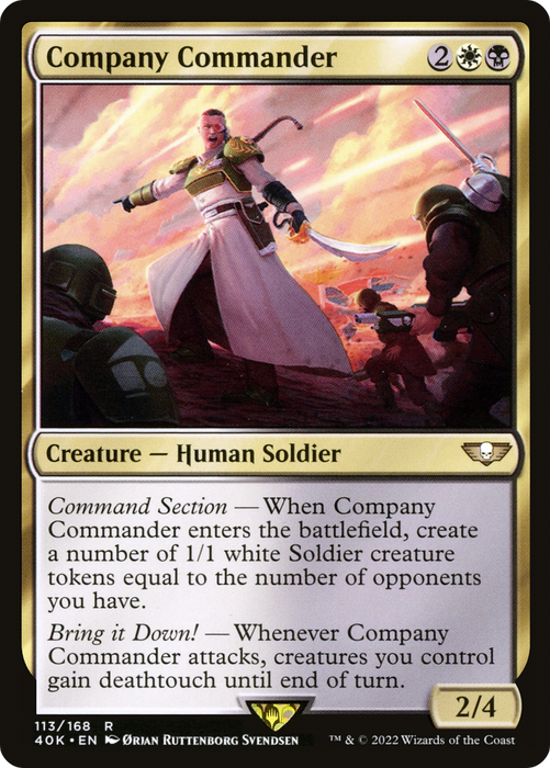 Company Commander (40K-113) - rare