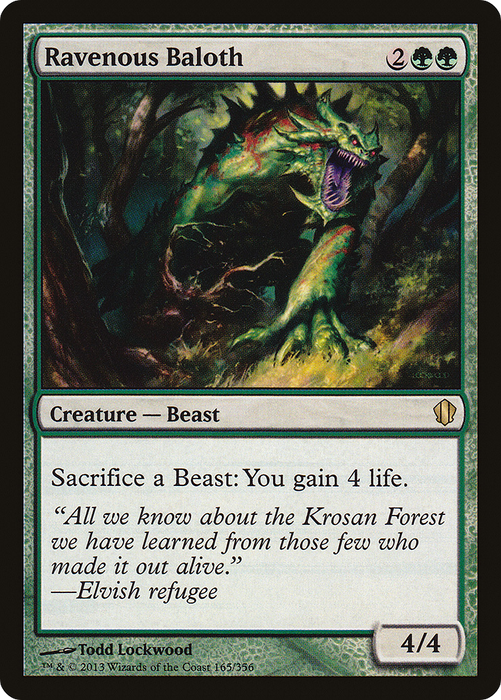 Ravenous Baloth (C13-165) - rare