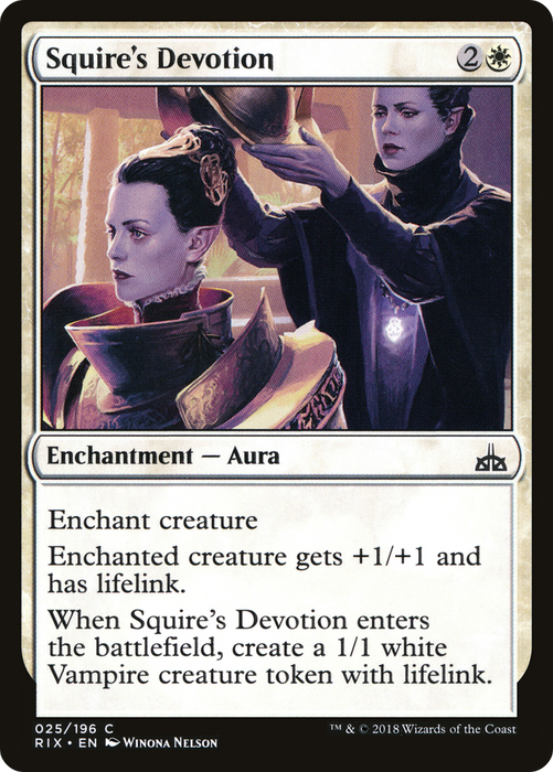 Squire's Devotion (RIX-025) - common