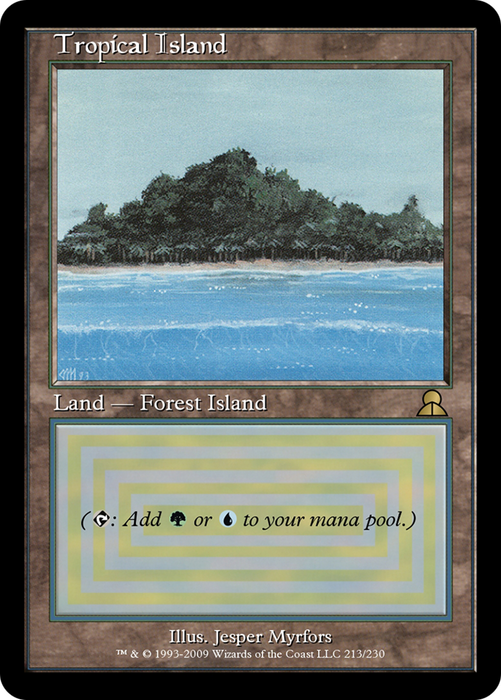 Tropical Island (ME3-213) - rare - Foil