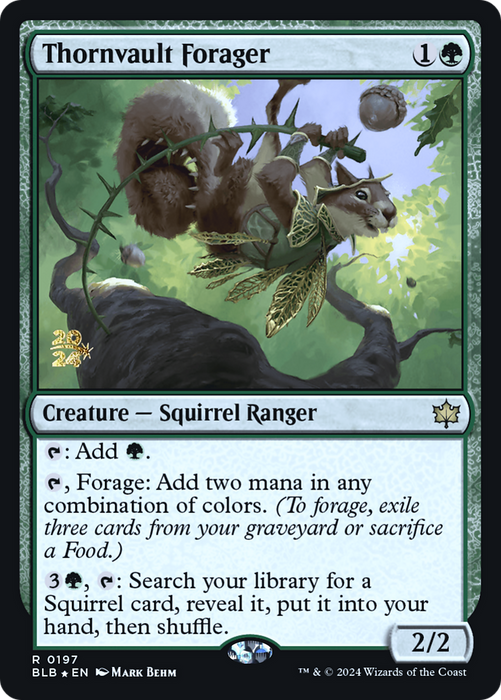 Thornvault Forager (PRE-197S) - rare - Foil