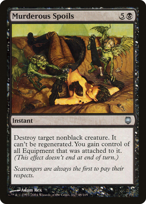 Murderous Spoils (DST-048) - uncommon - Foil
