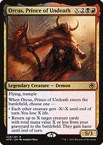 Orcus, Prince of Undeath (AFR-229) - rare - Foil