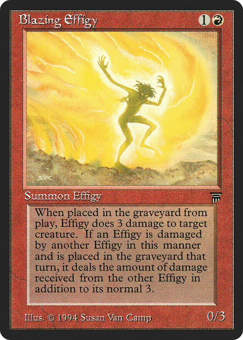 Blazing Effigy (LEG-134) - common