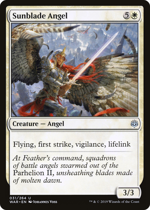 Sunblade Angel (WAR-031) - uncommon - Foil