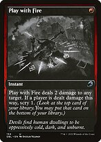 Play with Fire (DBL-154) - uncommon