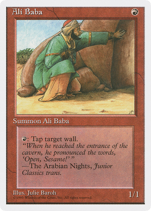 Ali Baba (4ED-175) - uncommon