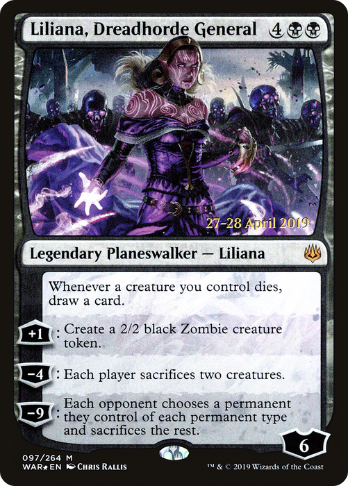 Liliana, Dreadhorde General (PRE-97S) - mythic - Foil