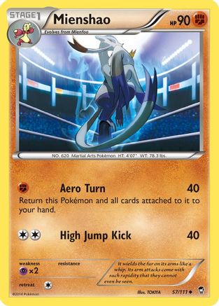 Mienshao (057) - XFF  - Uncommon