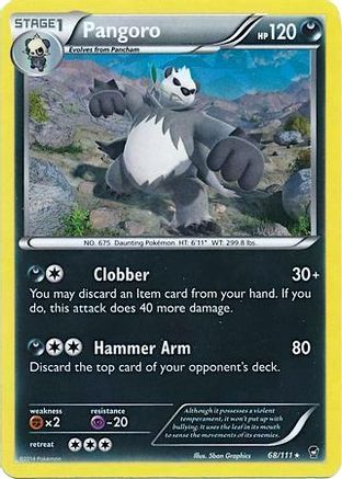 Pangoro (068/111) - DE  - Holo Rare - Holofoil