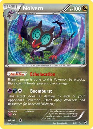 Noivern (077/111) - XFF  - Holo Rare - Reverse Holofoil
