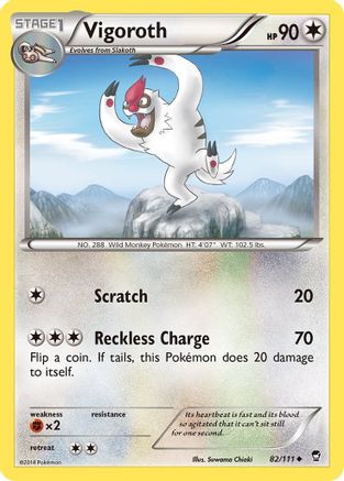 Vigoroth (082) - XFF  - Uncommon - Reverse Holofoil