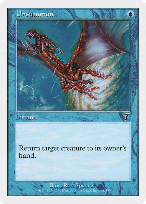 Unsummon (7ED-108) - common
