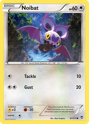 Noibat (087) - XFF  - Common - Reverse Holofoil