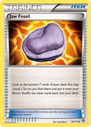 Jaw Fossil (094/111) - XFF  - Uncommon