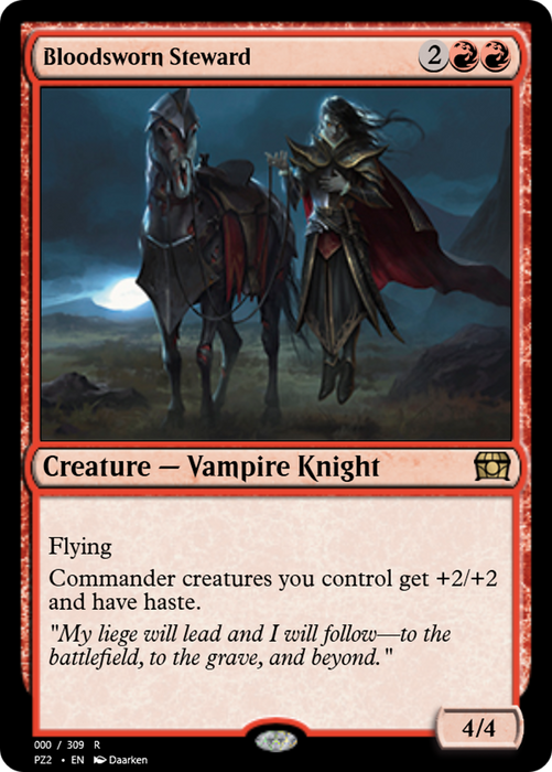 Bloodsworn Steward (PZ2-65699) - rare - Foil